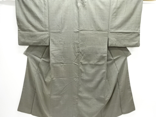 JAPANESE KIMONO / ANTIQUE MENS KIMONO / SILK / YUKI TSUMUGI